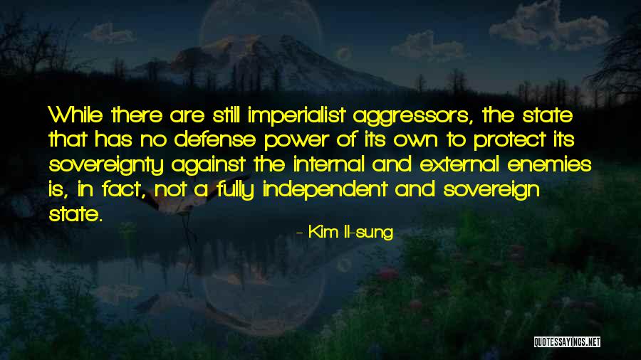 Sovereign Power Quotes By Kim Il-sung