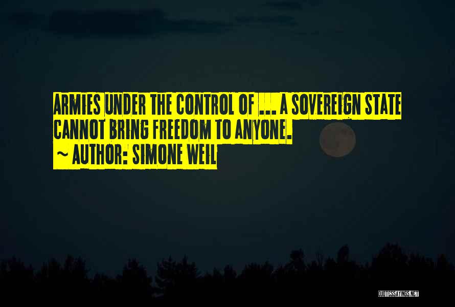 Sovereign States Quotes By Simone Weil