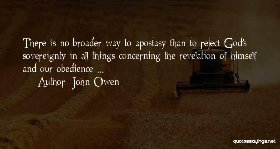 Sovereignty Of God Quotes By John Owen