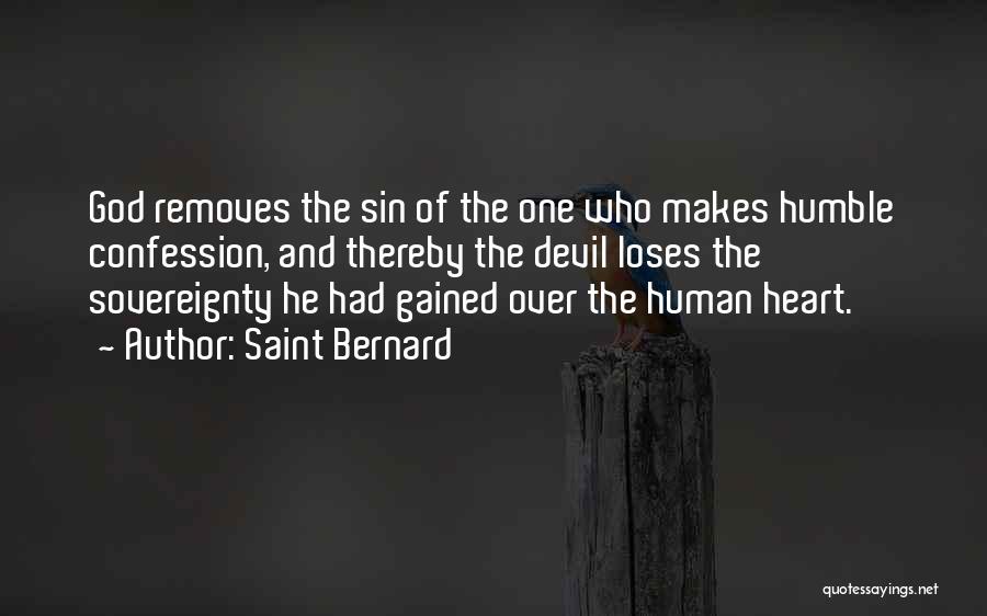 Sovereignty Of God Quotes By Saint Bernard