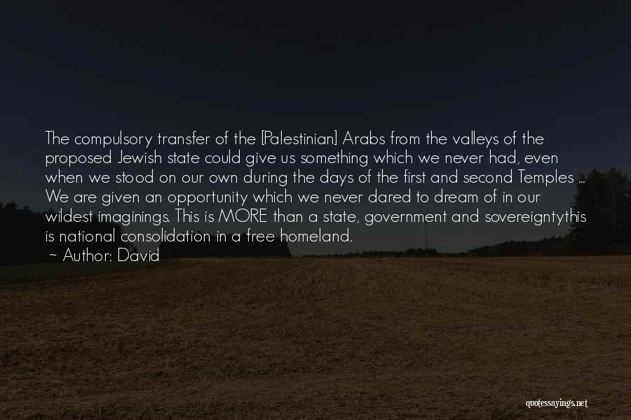 Sovereignty Quotes By David