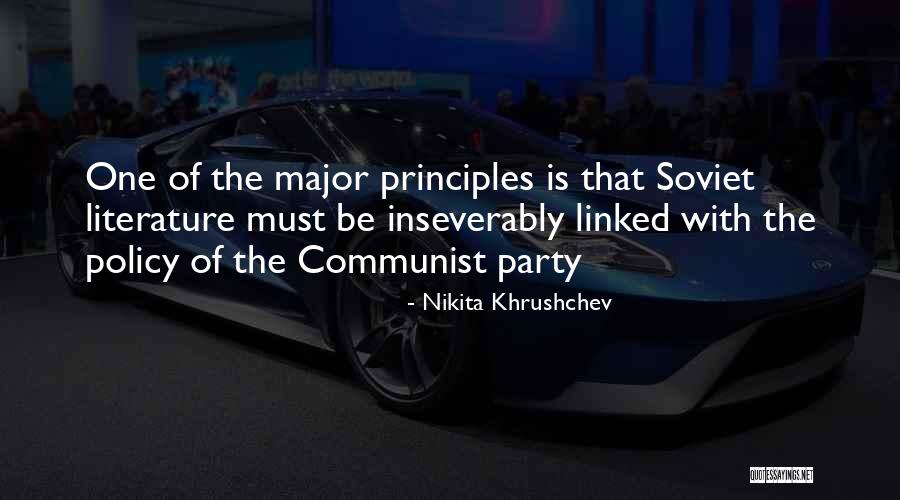Soviet Literature Quotes By Nikita Khrushchev Soviet Literature Quotes By Nikita Khrushchev