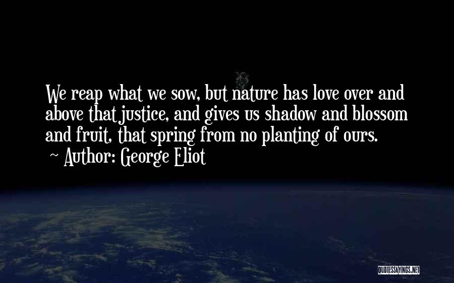 Sow Love Quotes By George Eliot