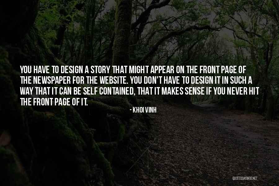 Soyes 6s Quotes By Khoi Vinh Soyes 6s Quotes By Khoi Vinh