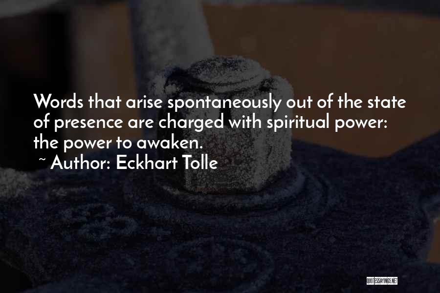 Spaatz Trophy Quotes By Eckhart Tolle