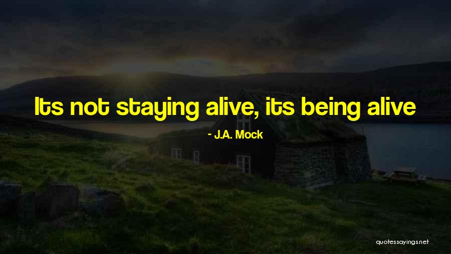 Spaccarelli Soup Quotes By J.A. Mock