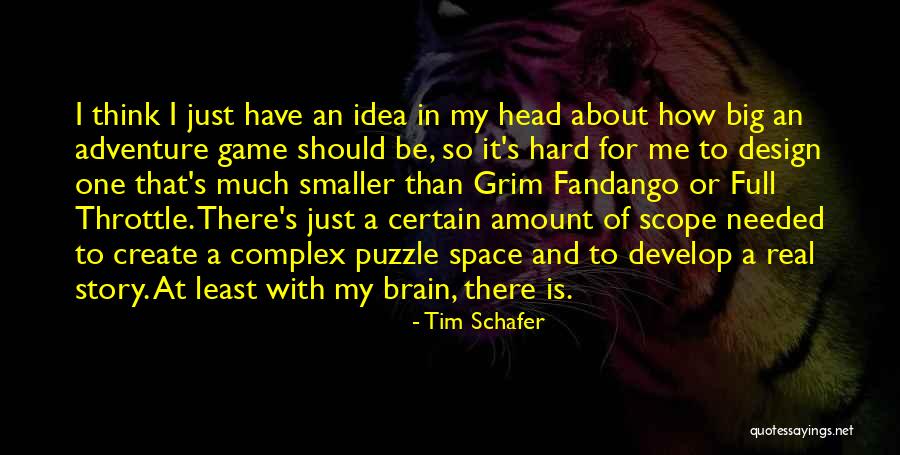 Space And Design Quotes By Tim Schafer