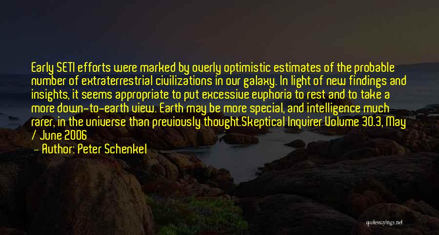 Space And Galaxy Quotes By Peter Schenkel