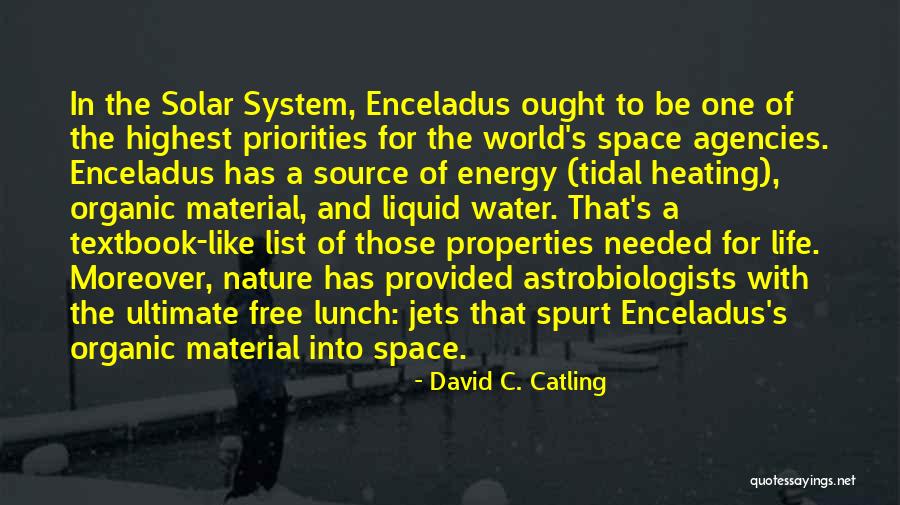 Space And Planets Quotes By David C. Catling