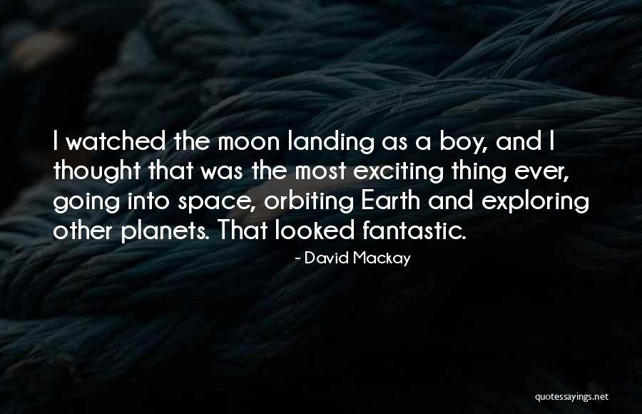 Space And Planets Quotes By David Mackay