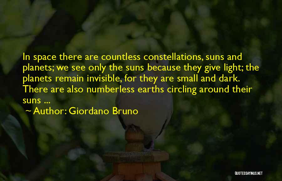 Space And Planets Quotes By Giordano Bruno