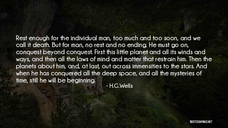 Space And Planets Quotes By H.G.Wells