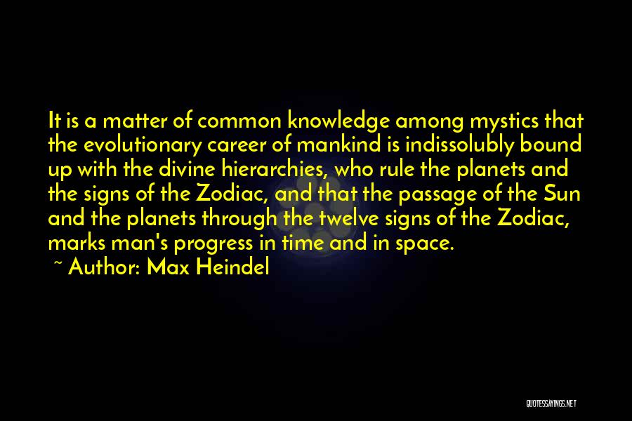Space And Planets Quotes By Max Heindel