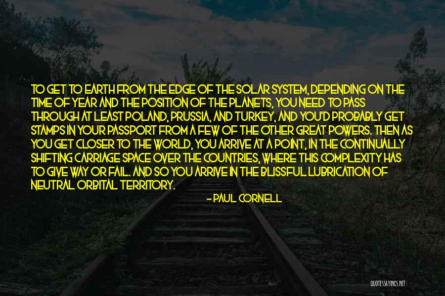 Space And Planets Quotes By Paul Cornell