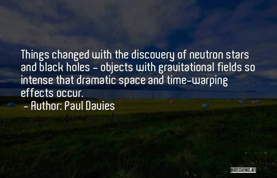 Space And Stars Quotes By Paul Davies