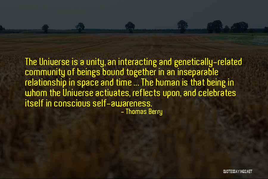 Space And Time In A Relationship Quotes By Thomas Berry