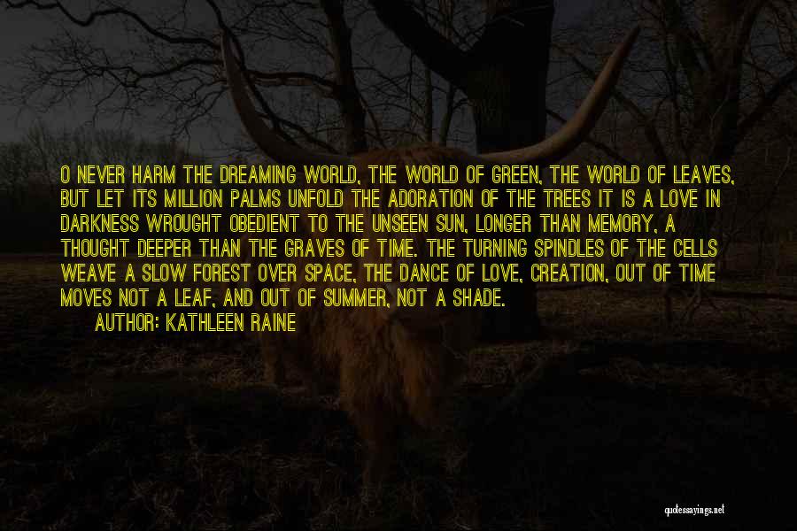 Space And Time Love Quotes By Kathleen Raine