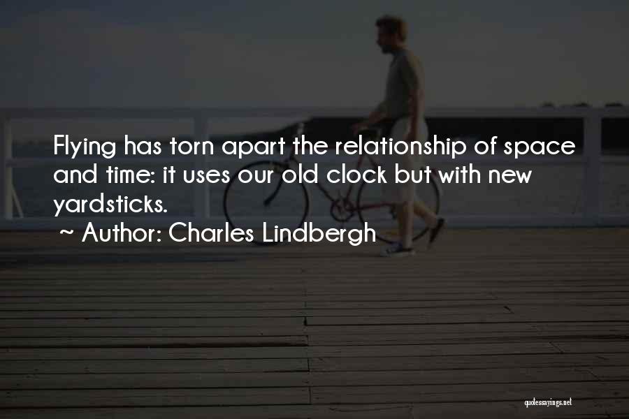 Space And Time Relationship Quotes By Charles Lindbergh