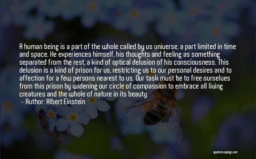 Space And Universe Quotes By Albert Einstein