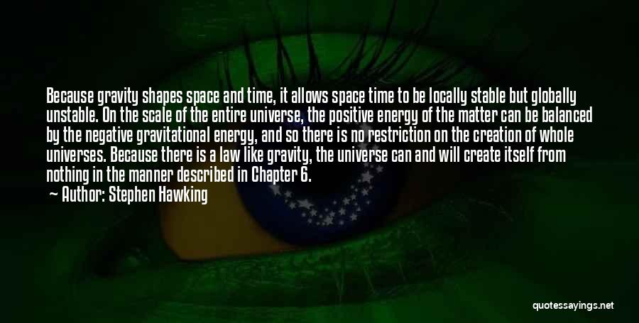 Space And Universe Quotes By Stephen Hawking