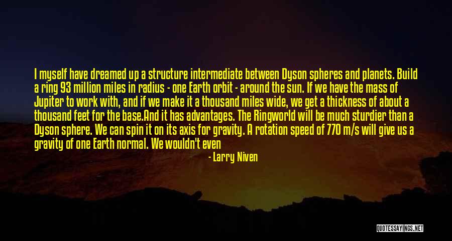 Space Between Us Quotes By Larry Niven