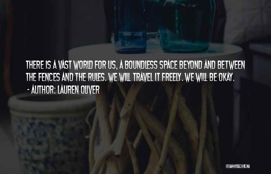 Space Between Us Quotes By Lauren Oliver