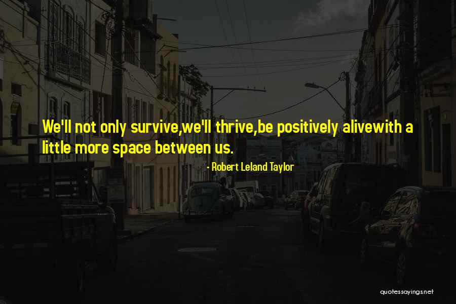 Space Between Us Quotes By Robert Leland Taylor