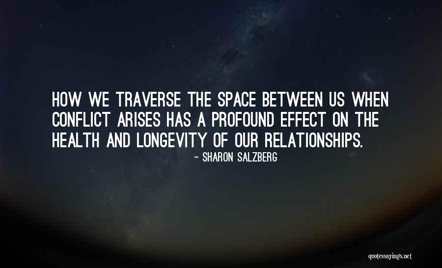 Space Between Us Quotes By Sharon Salzberg