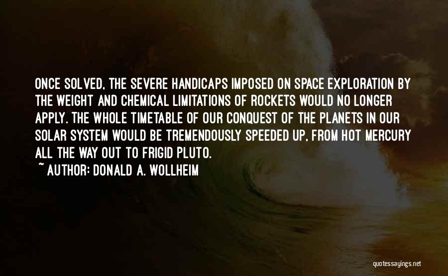 Space Exploration Quotes By Donald A. Wollheim