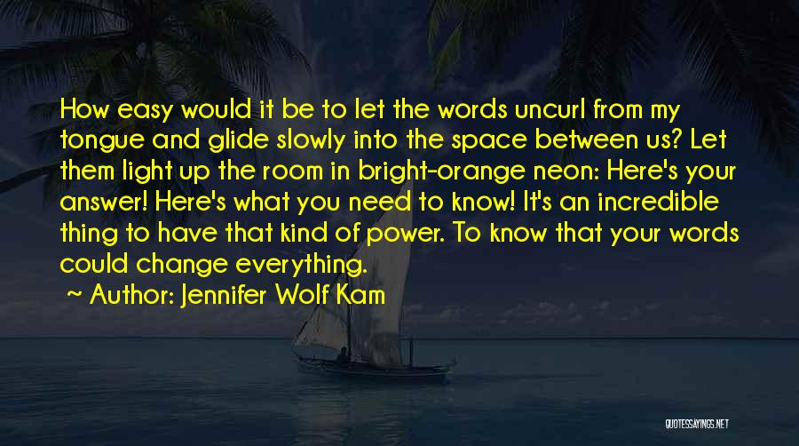 Space In Friendship Quotes By Jennifer Wolf Kam