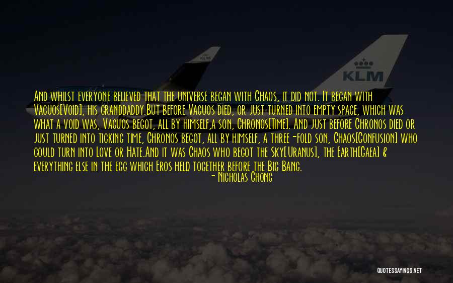 Space In Love Quotes By Nicholas Chong Space In Love Quotes By Nicholas Chong