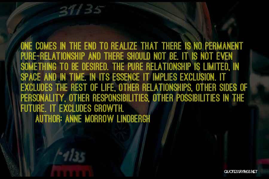 Space In Relationships Quotes By Anne Morrow Lindbergh