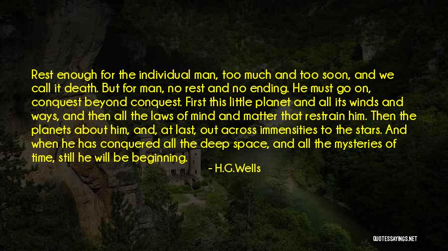 Space Mysteries Quotes By H.G.Wells Space Mysteries Quotes By H.G.Wells