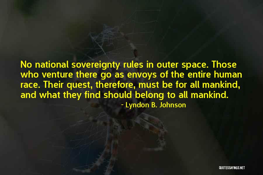 Space Race Quotes By Lyndon B. Johnson