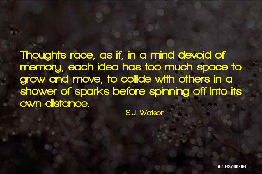 Space Race Quotes By S.J. Watson