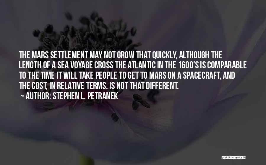 Space Settlement Quotes By Stephen L. Petranek