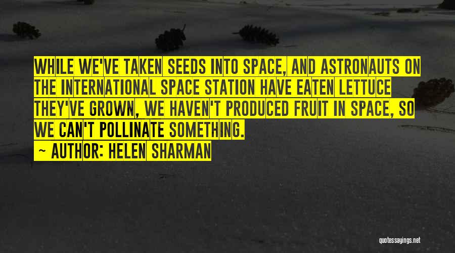 Space Station Quotes By Helen Sharman