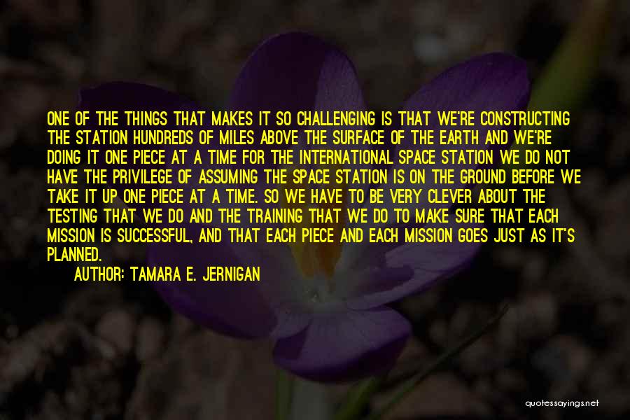 Space Station Quotes By Tamara E. Jernigan