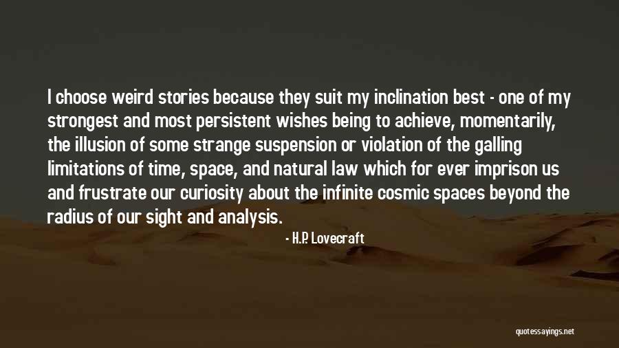 Space Suit Quotes By H.P. Lovecraft