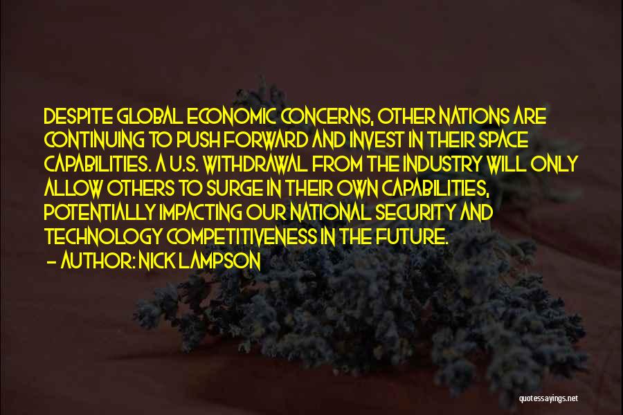 Space Technology Quotes By Nick Lampson