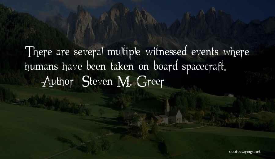 Spacecraft Quotes By Steven M. Greer