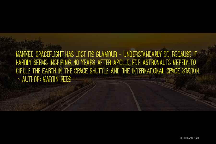 Spaceflight Quotes By Martin Rees