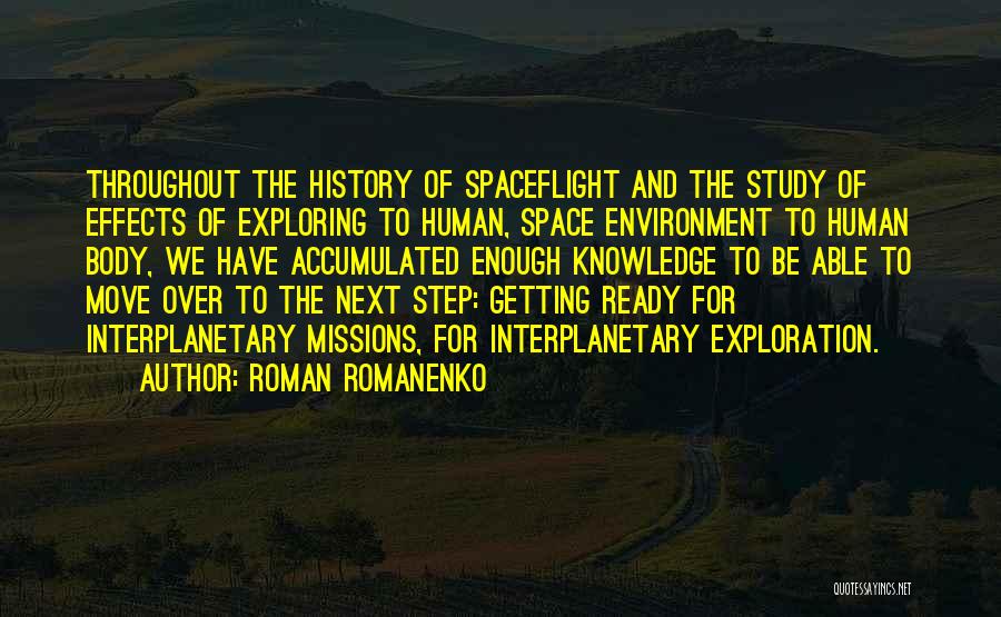 Spaceflight Quotes By Roman Romanenko