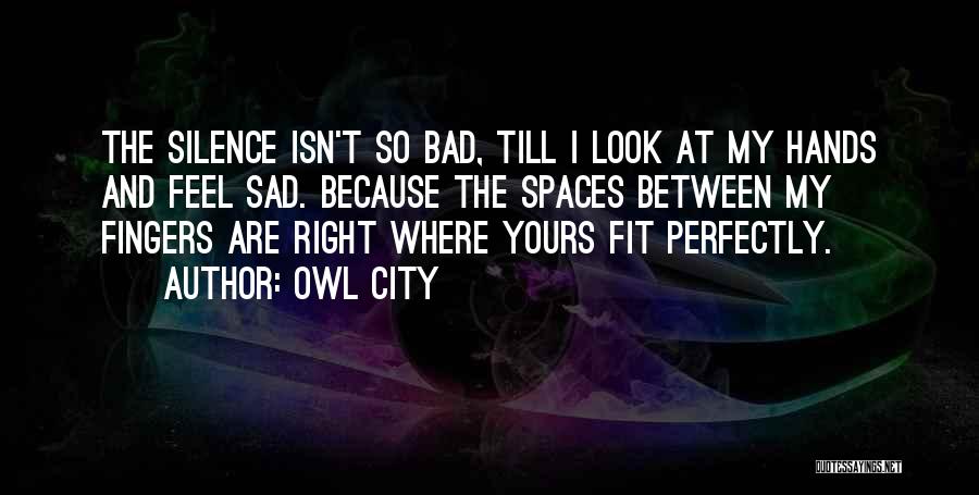 Spaces Between Quotes By Owl City
