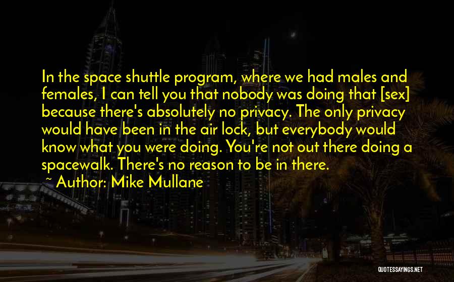 Spacewalk Quotes By Mike Mullane