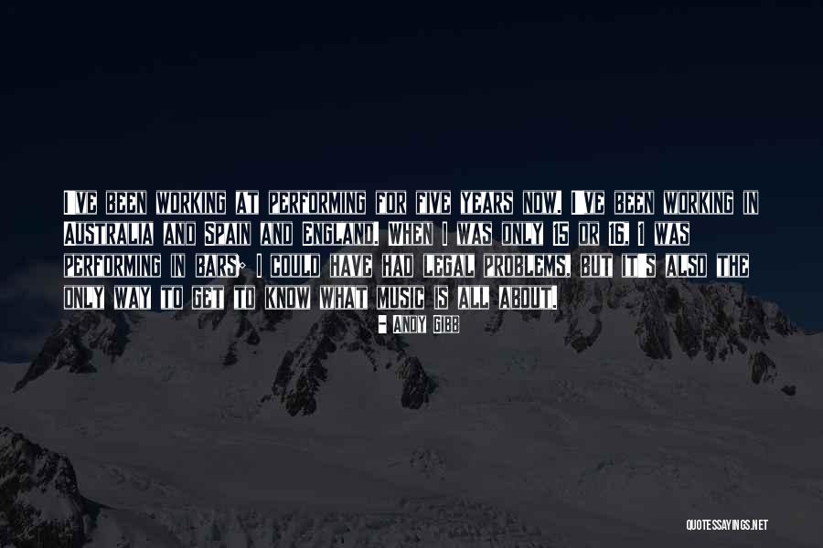Spain Quotes By Andy Gibb Spain Quotes By Andy Gibb