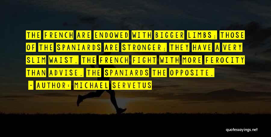 Spaniards Quotes By Michael Servetus