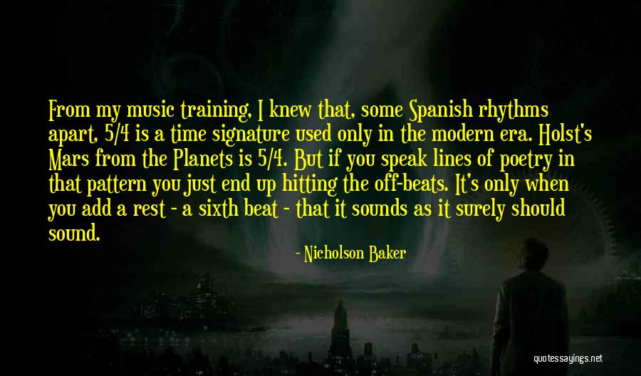 Spanish How Are You Quotes By Nicholson Baker
