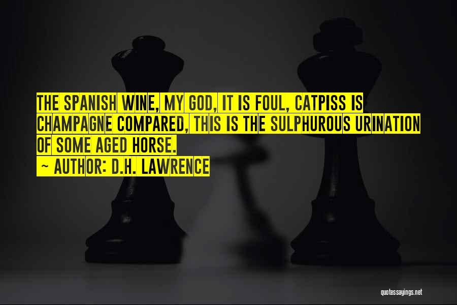 Spanish Wine Quotes By D.H. Lawrence