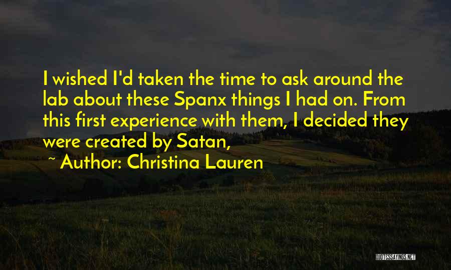 Spanx Quotes By Christina Lauren